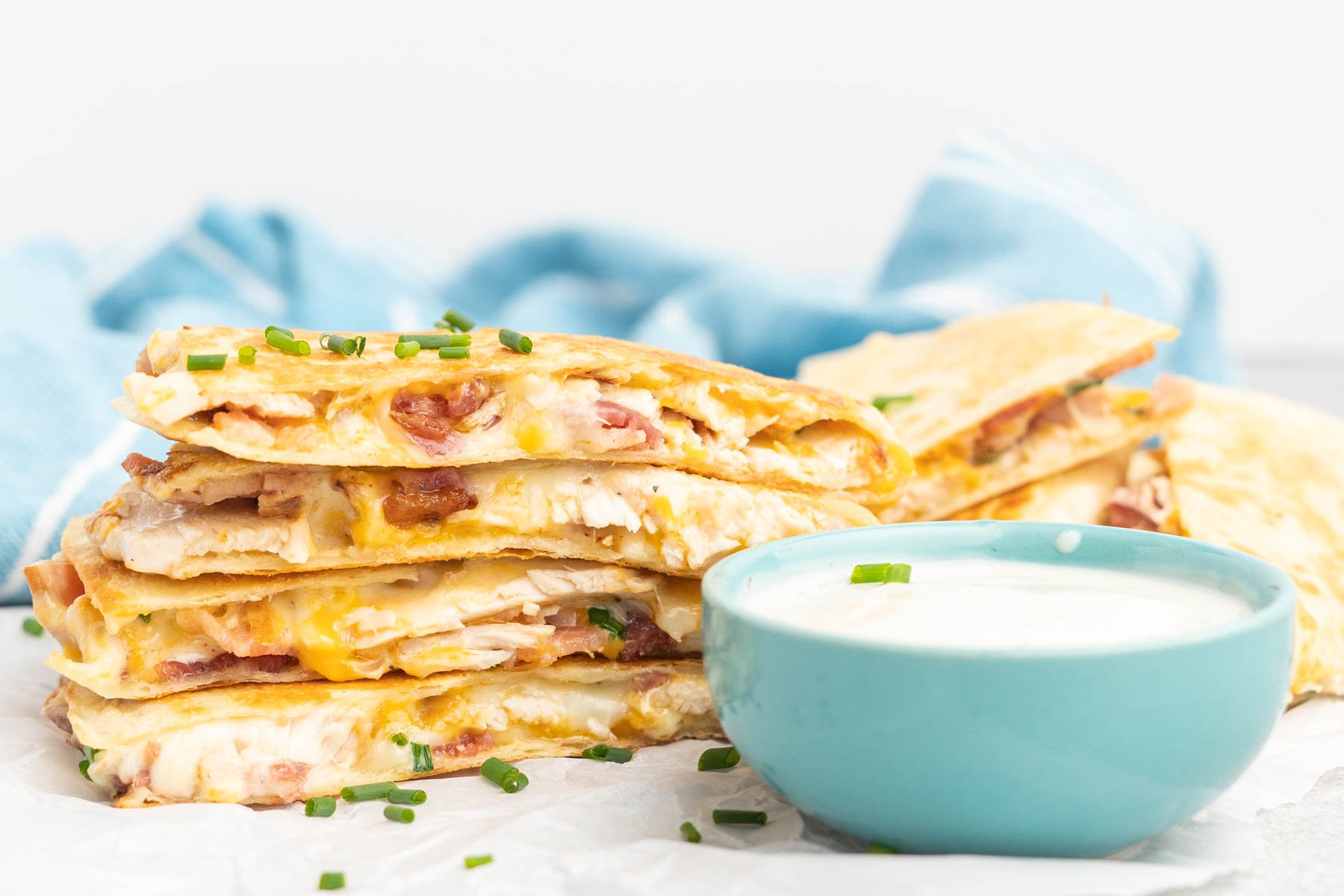 Homemade Chicken Bacon Ranch Quesadilla: Better Than Takeout!